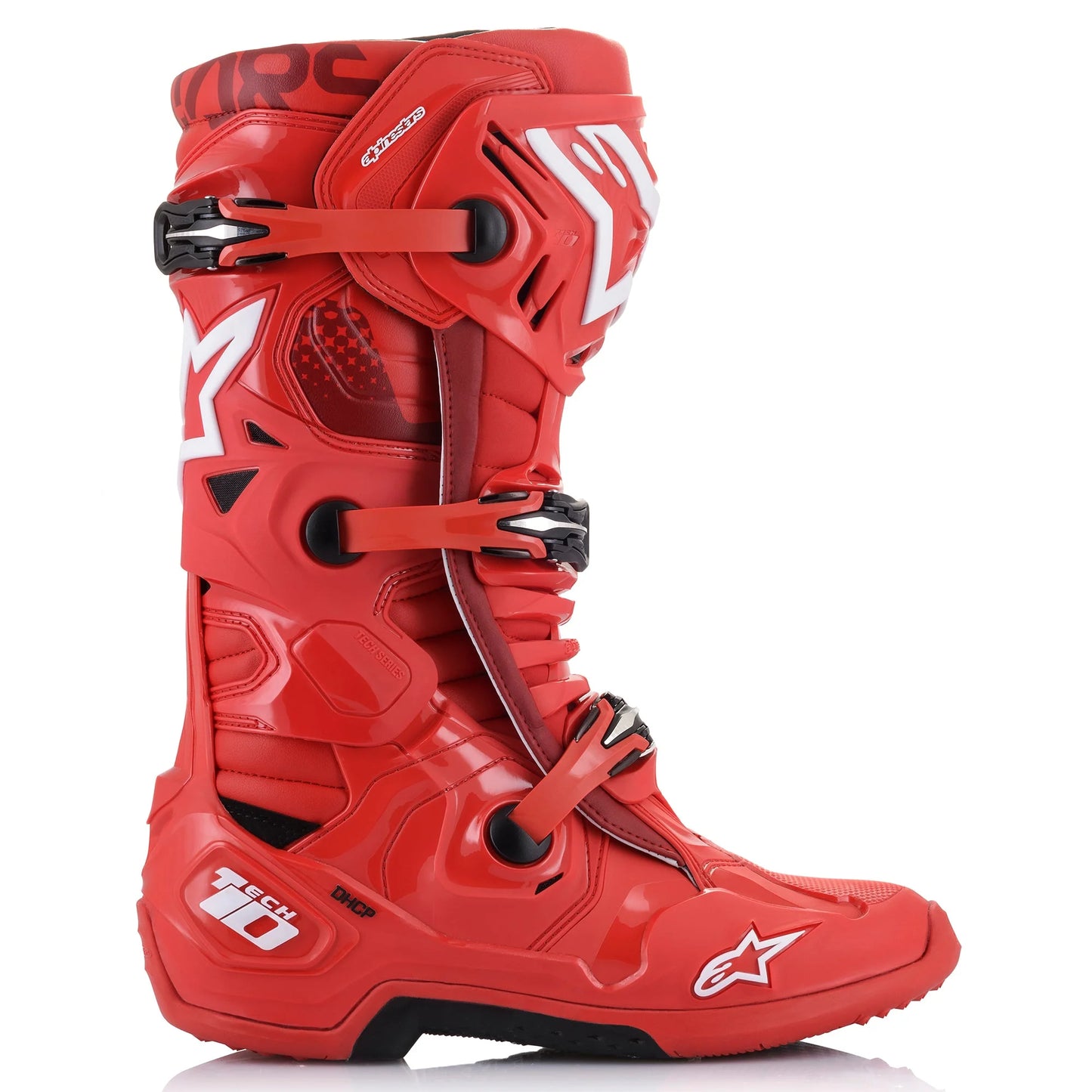 ALPINESTARS 2025 TECH 10 RED BOOTS