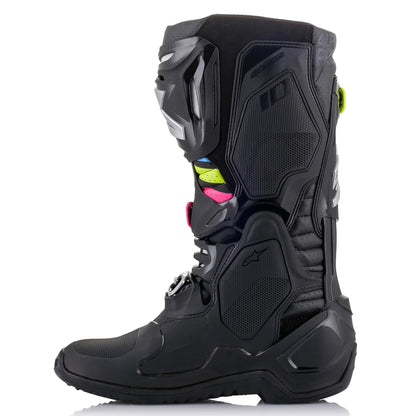 ALPINESTARS 2024 TECH 10 SUPERVENTED BLACK/HUE BOOTS