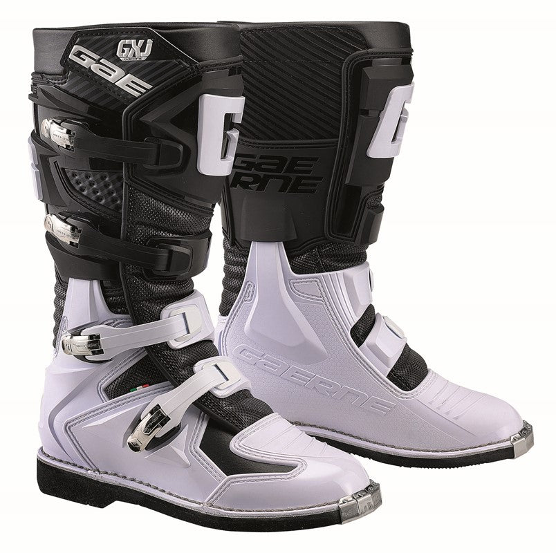 GAERNE 2024 GXJ BLACK/WHITE KIDS BOOTS