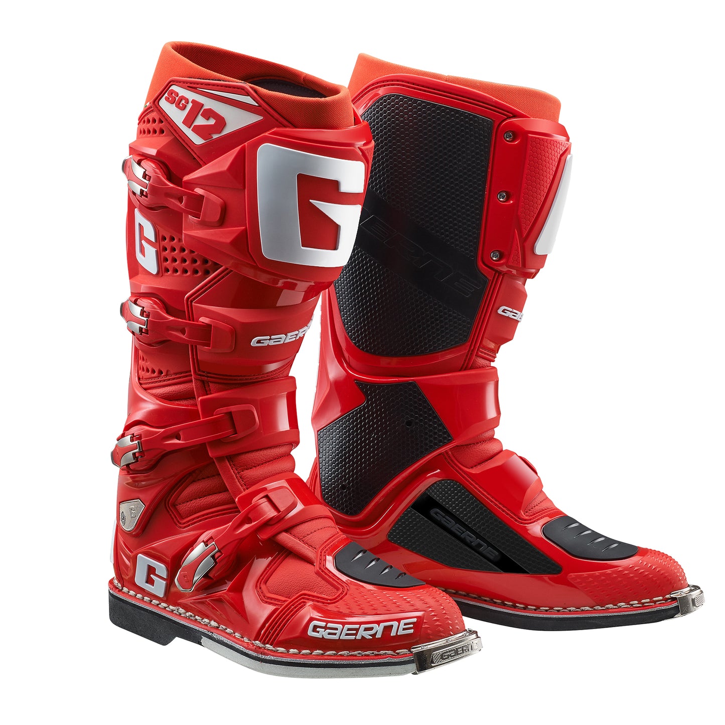 GAERNE 2024 SG12 SOLID RED BOOTS