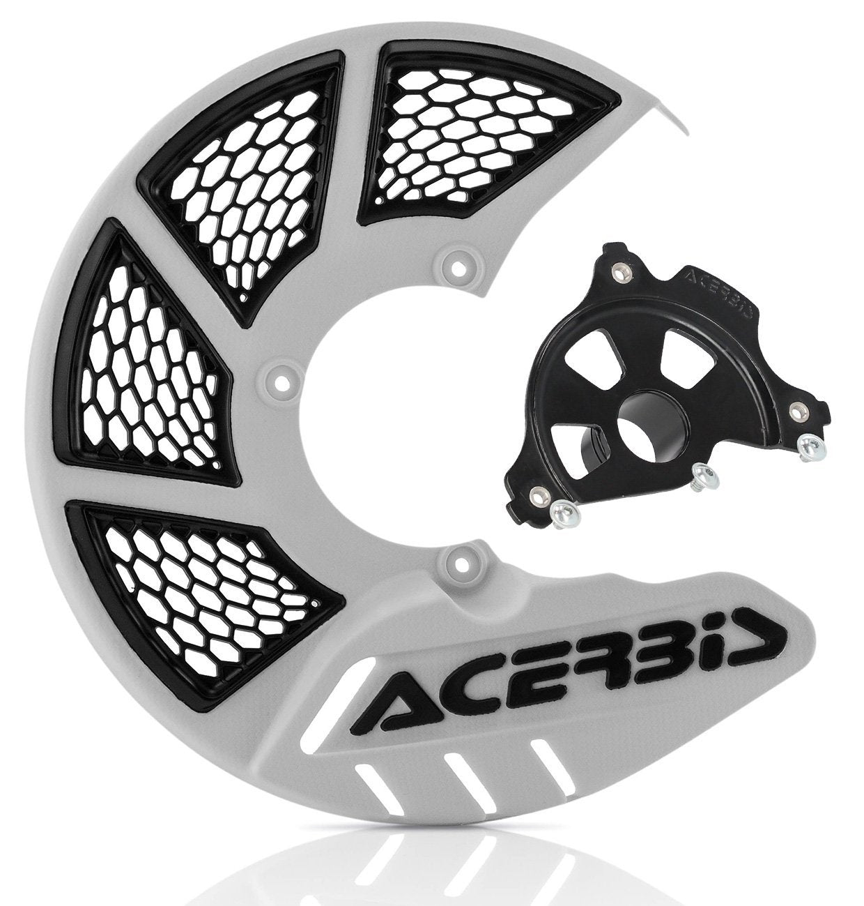 ACERBIS X-BRAKE 2.0 WHITE/BLACK DISC COVER & BLACK MOUNT KIT BETA RR 11-24