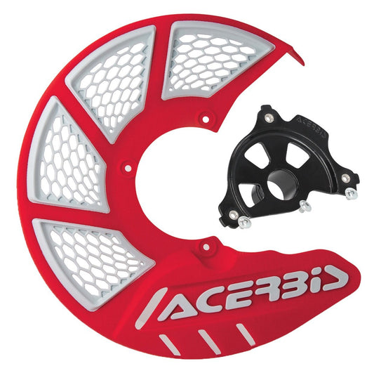 ACERBIS X-BRAKE 2.0 RED/WHITE DISC COVER & BLACK MOUNT KIT BETA RR 11-24