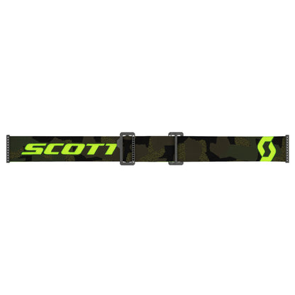 SCOTT PROSPECT ENDURO KHAKI GREEN/NEON YELLOW/LIGHT SENSITIVE GREY GOGGLES