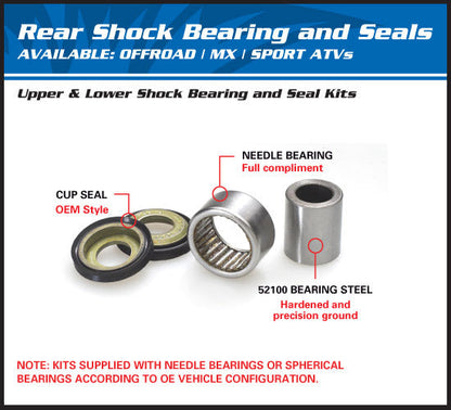 ALL BALLS RACING UPPER REAR SHOCK BEARING KIT SHERCO 18-24