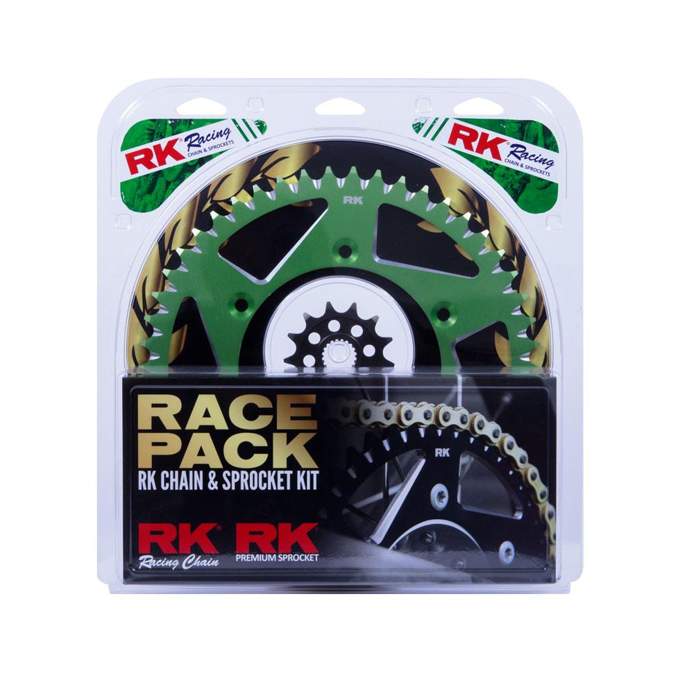 RK CHAIN & SPROCKET KIT PRO PACK KAWASAKI KX450F/KX450X/KLX450R 06-25