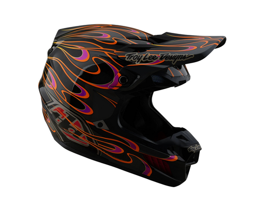 TROY LEE DESIGNS 2025 SE5 COMPOSITE TORCHED BLACK/GREY HELMET