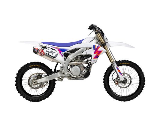 YOSHIMURA YAMAHA YZ250F 24-25 RS-12 STAINLESS FULL SYSTEM WITH CARBON END CAP