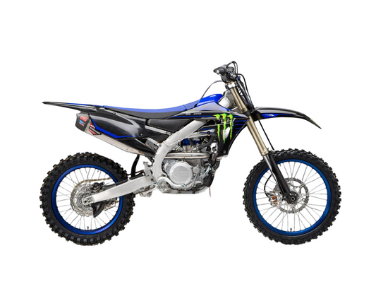 YOSHIMURA YAMAHA YZ450F 20-22 YZ450FX 21-23 RS-12 STAINLESS FULL SYSTEM WITH CARBON END CAP