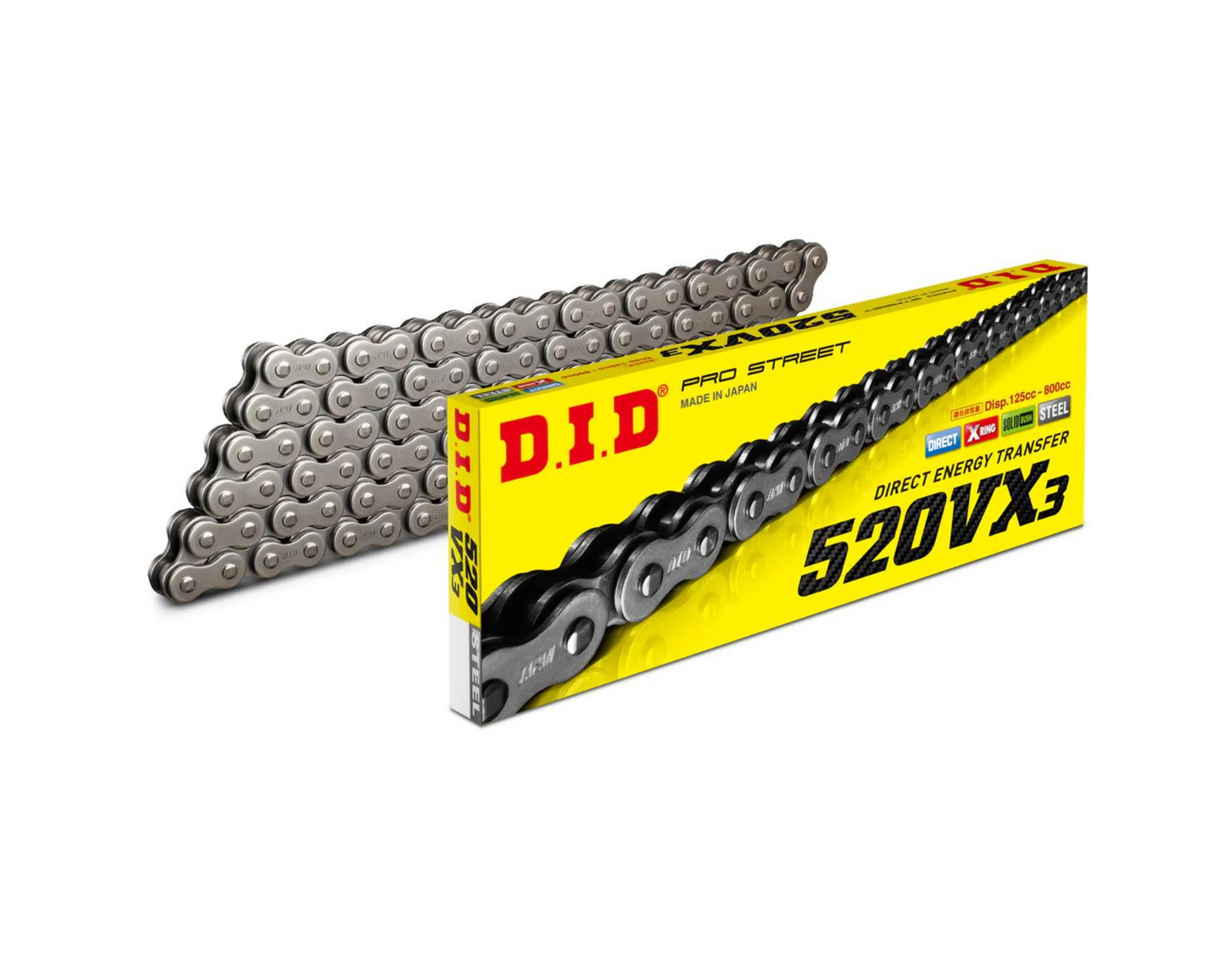 DID 520VX3 120L PRO X-RING CHAIN