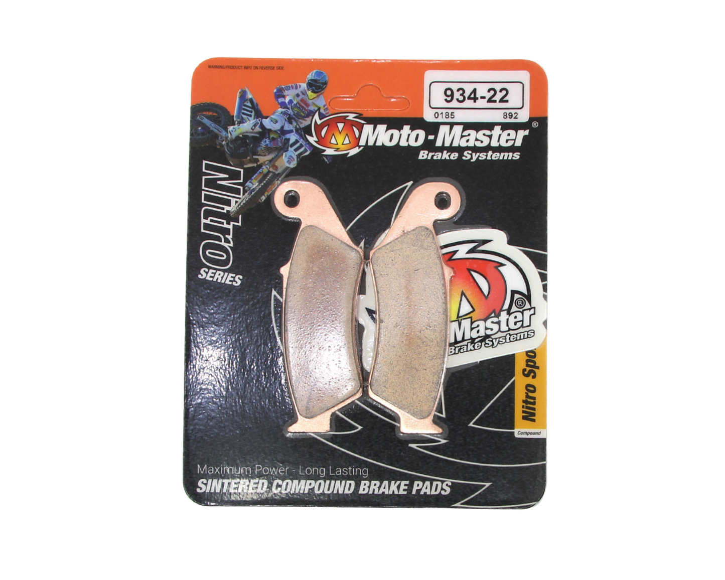 MOTO-MASTER FRONT BRAKE PADS GASGAS EC/MX 98-20