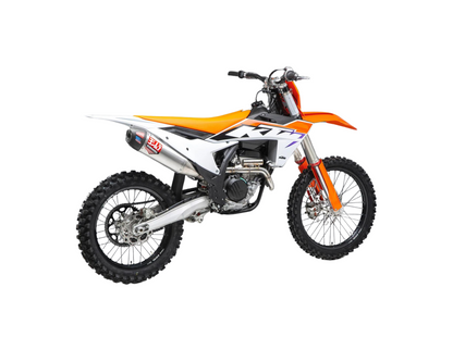 YOSHIMURA KTM 250/350 SX-F/XC-F 23-25 / HUSQVARNA FC250/FC350 23-25 / GASGAS MC250F/MC350F 24-25 RS-12 STAINLESS FULL SYSTEM WITH CARBON END CAP