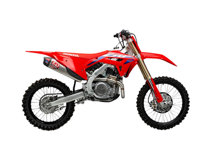 YOSHIMURA HONDA CRF450R/CRF450RX 21-24 RS-12 STAINLESS FULL SYSTEM WITH CARBON END CAP