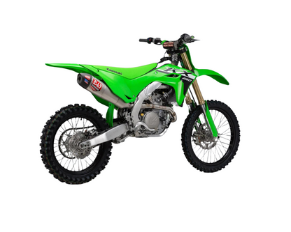 YOSHIMURA KAWASAKI KX450F/KX450X 24-25 RS-12 STAINLESS FULL SYSTEM WITH CARBON END CAP