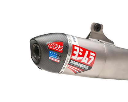 YOSHIMURA HONDA CRF250R/CRF250RX 22-24 RS-12 TITANIUM FULL SYSTEM WITH CARBON END CAP