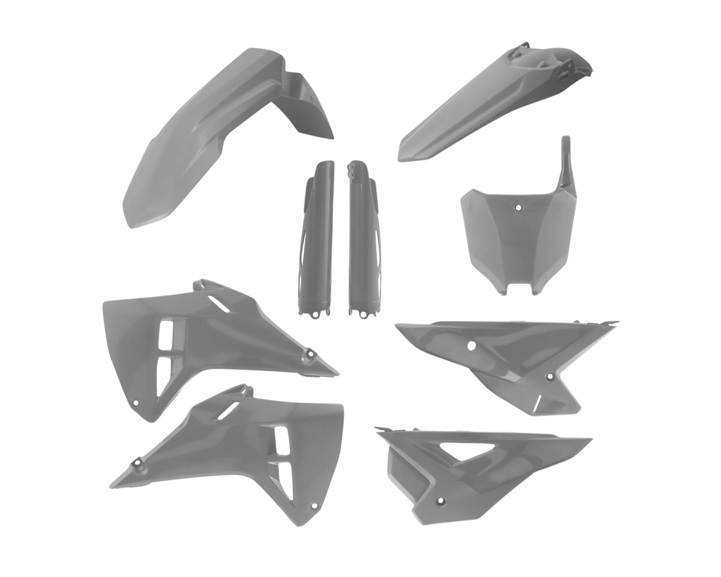 ACERBIS HONDA CRF250R/CRF450R 2025 GREY HAWK PLASTICS KIT