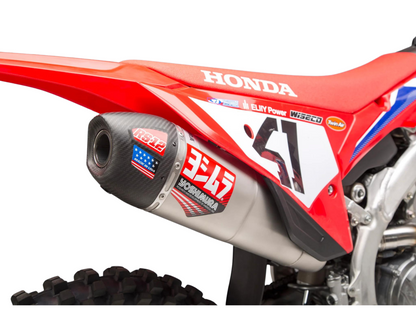 YOSHIMURA HONDA CRF250R/CRF250RX 22-24 RS-12 STAINLESS FULL SYSTEM WITH CARBON END CAP