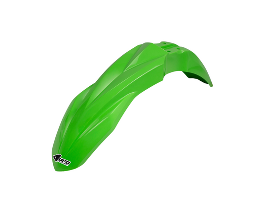 UFO KAWASAKI KX250F/KX250X 17-24 KX450F/KX450X 16-24 GREEN FRONT FENDER