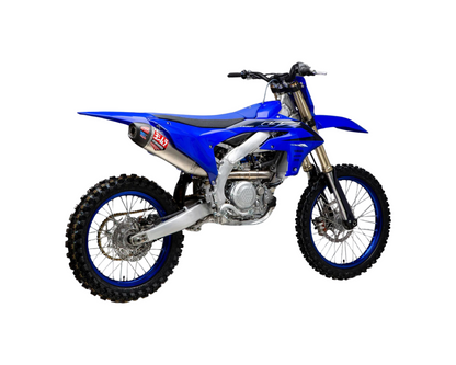 YOSHIMURA YAMAHA YZ450F 23-25 YZ450FX/WR450F 24-25 RS-12 STAINLESS FULL SYSTEM WITH CARBON END CAP