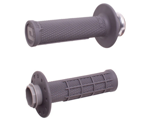 ODI MICRO-X HALF WAFFLE LOCK ON GRIPS 2T / 4T GRAPHITE