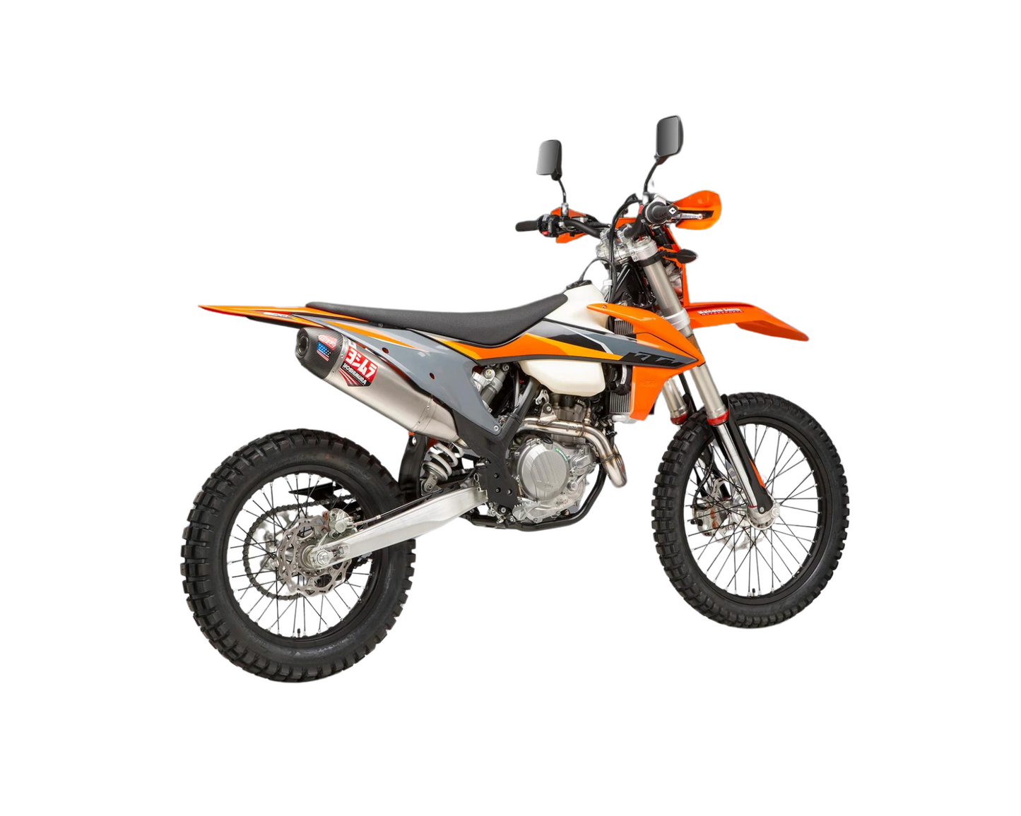 YOSHIMURA KTM 500 EXC-F 20-23 / HUSQVARNA FE501 20-23 RS-12 TITANIUM FULL SYSTEM WITH CARBON END CAP