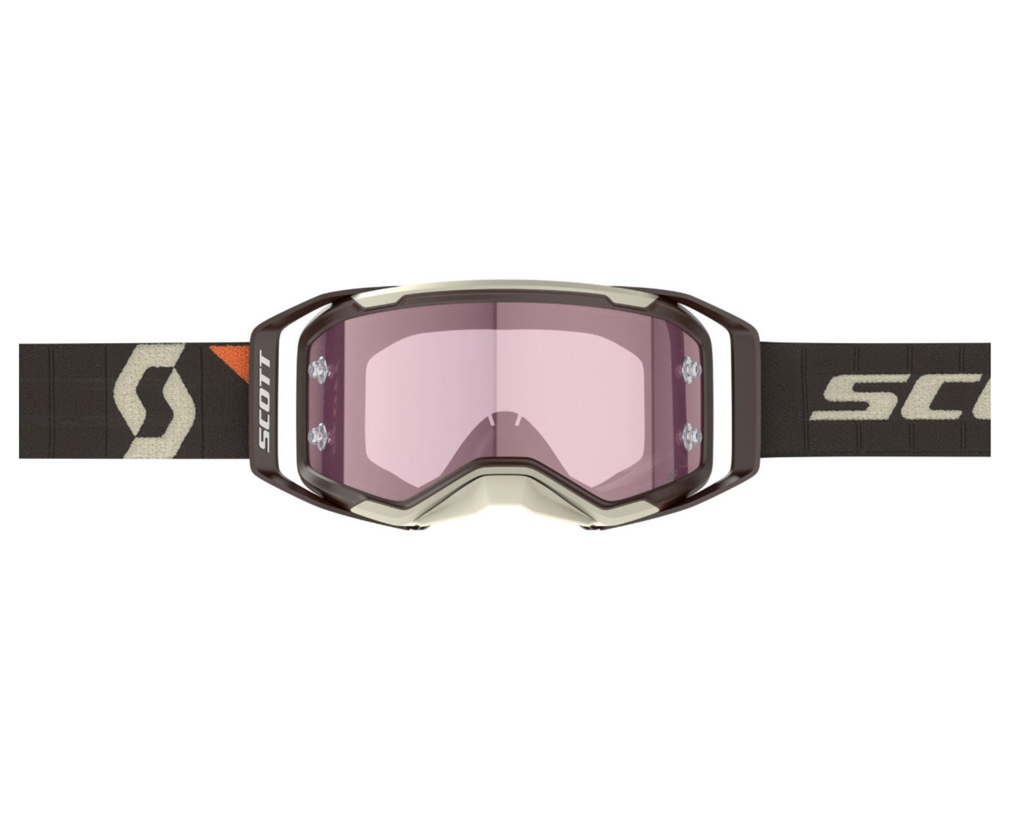 SCOTT PROSPECT 2.0 AMP DEEP BROWN/BEIGE/ROSE WORKS GOGGLES