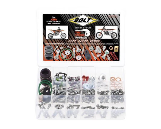 BOLT HARDWARE KTM 85CC/125CC/150CC 02-25 PRO PACK HARDWARE KIT