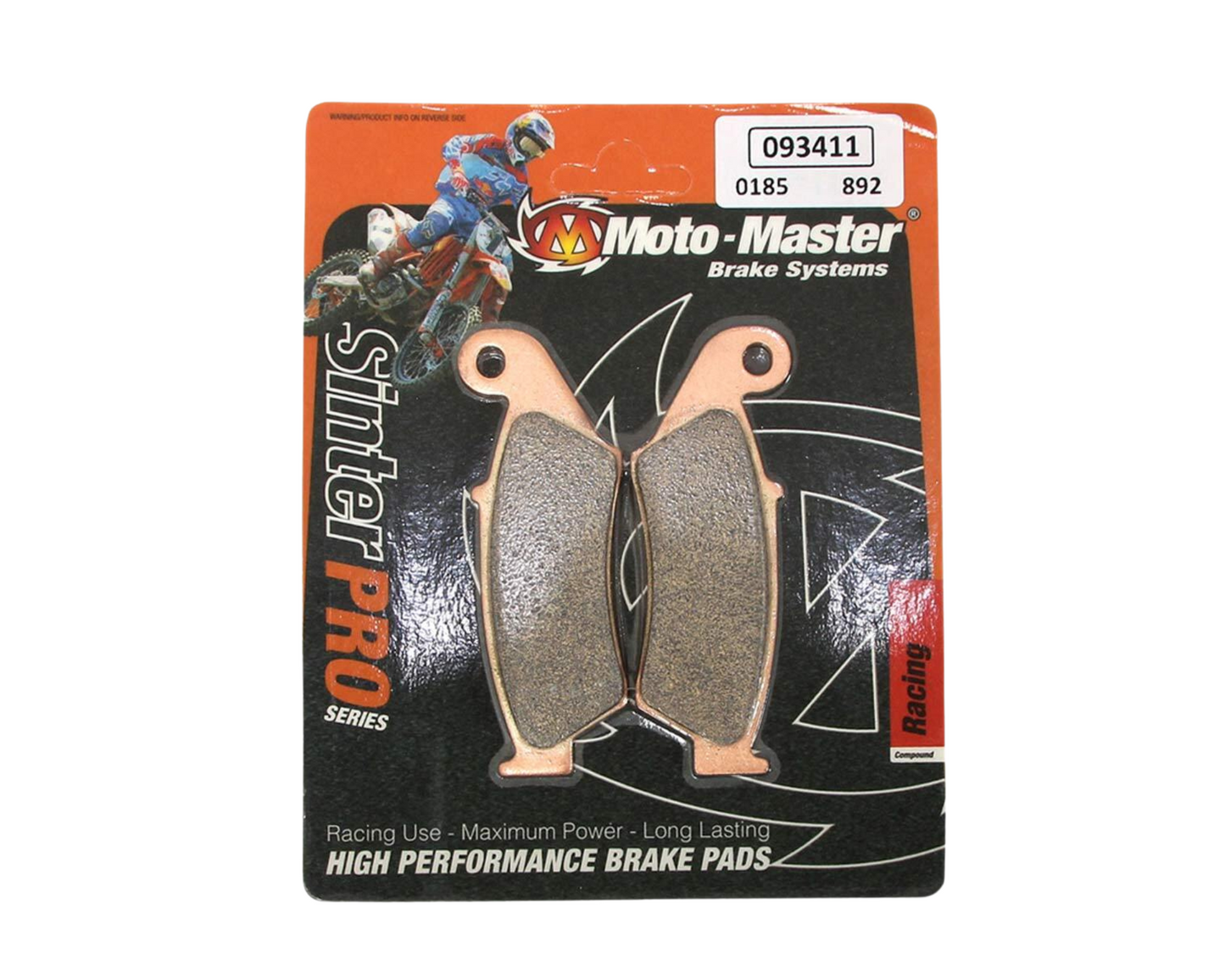 MOTO-MASTER FRONT BRAKE PADS GASGAS EC/MX 98-20