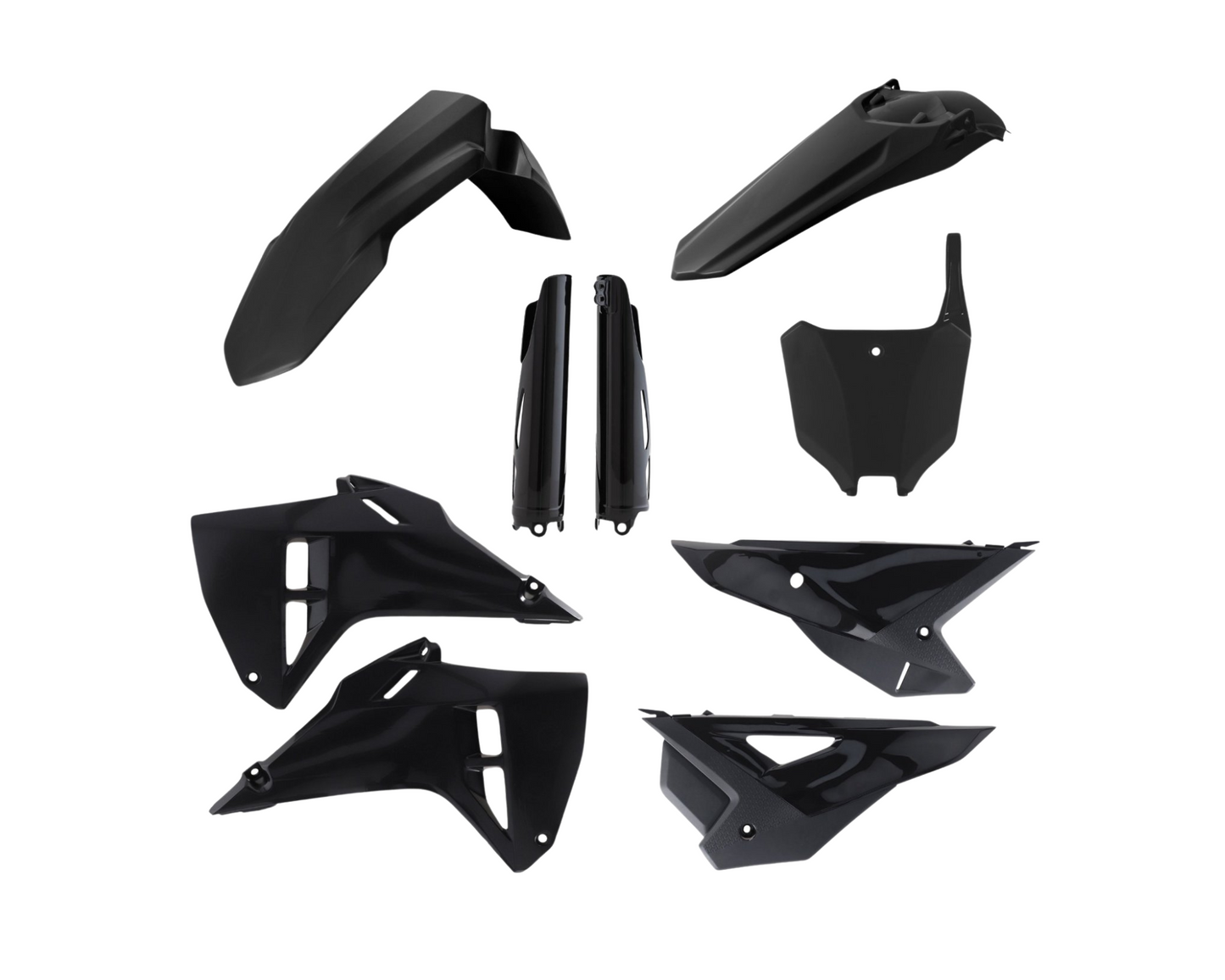 ACERBIS HONDA CRF250R/CRF450R 2025 BLACK PLASTICS KIT