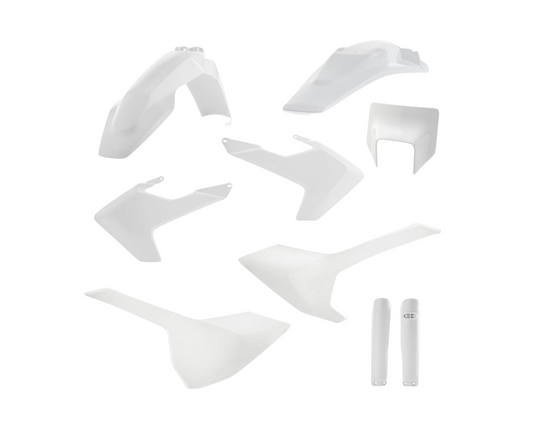 ACERBIS HUSQVARNA FE/TE 17-19 WHITE PLASTICS KIT