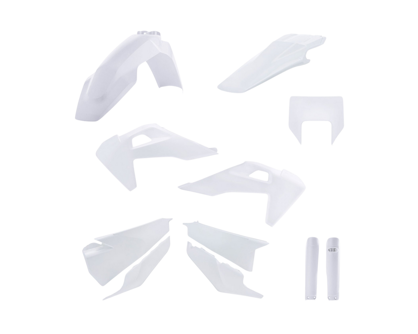 ACERBIS HUSQVARNA FE/TE 20-23 WHITE PLASTICS KIT