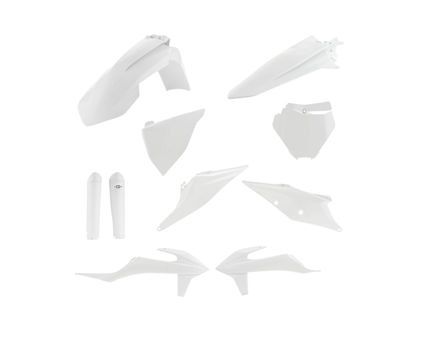 ACERBIS KTM SX / SX-F / XC / XC-F 19-22 WHITE PLASTICS KIT