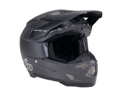 6D ATR-3 SOLID MATTE BLACK HELMET