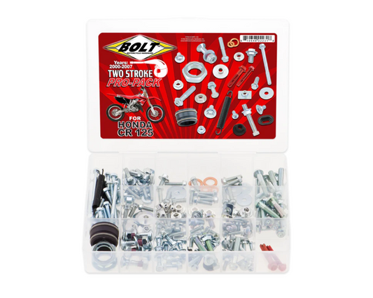 BOLT HARDWARE HONDA CR125 00-07 PRO PACK HARDWARE KIT