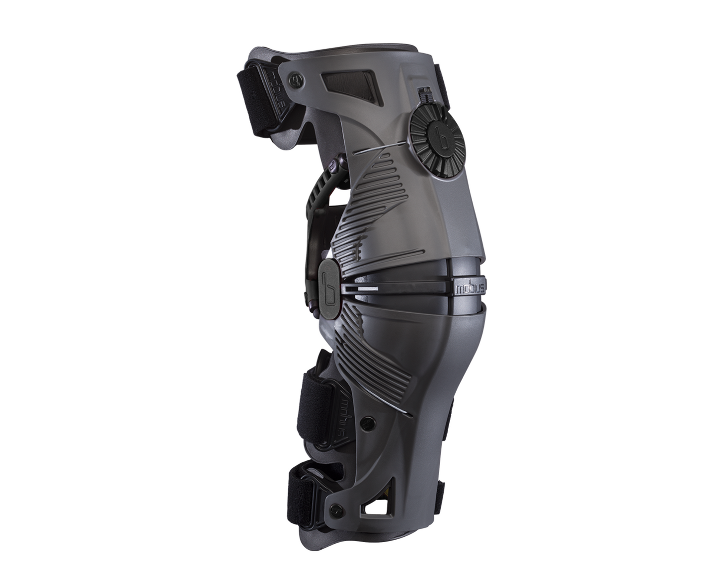 MOBIUS X8 STORM GREY/BLACK KNEE BRACES - PAIR