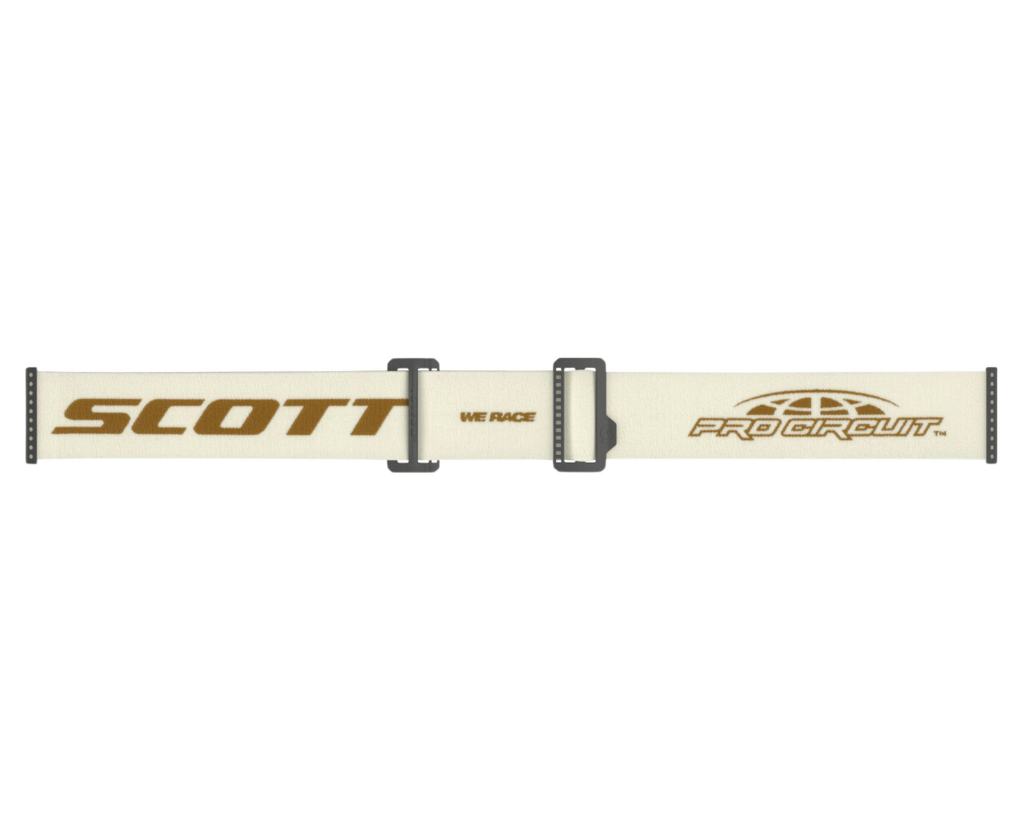 SCOTT X PRO CIRCUIT PROSPECT AMPLIFIER BEIGE/BROWN/GOLD CHROME WORKS GOGGLES