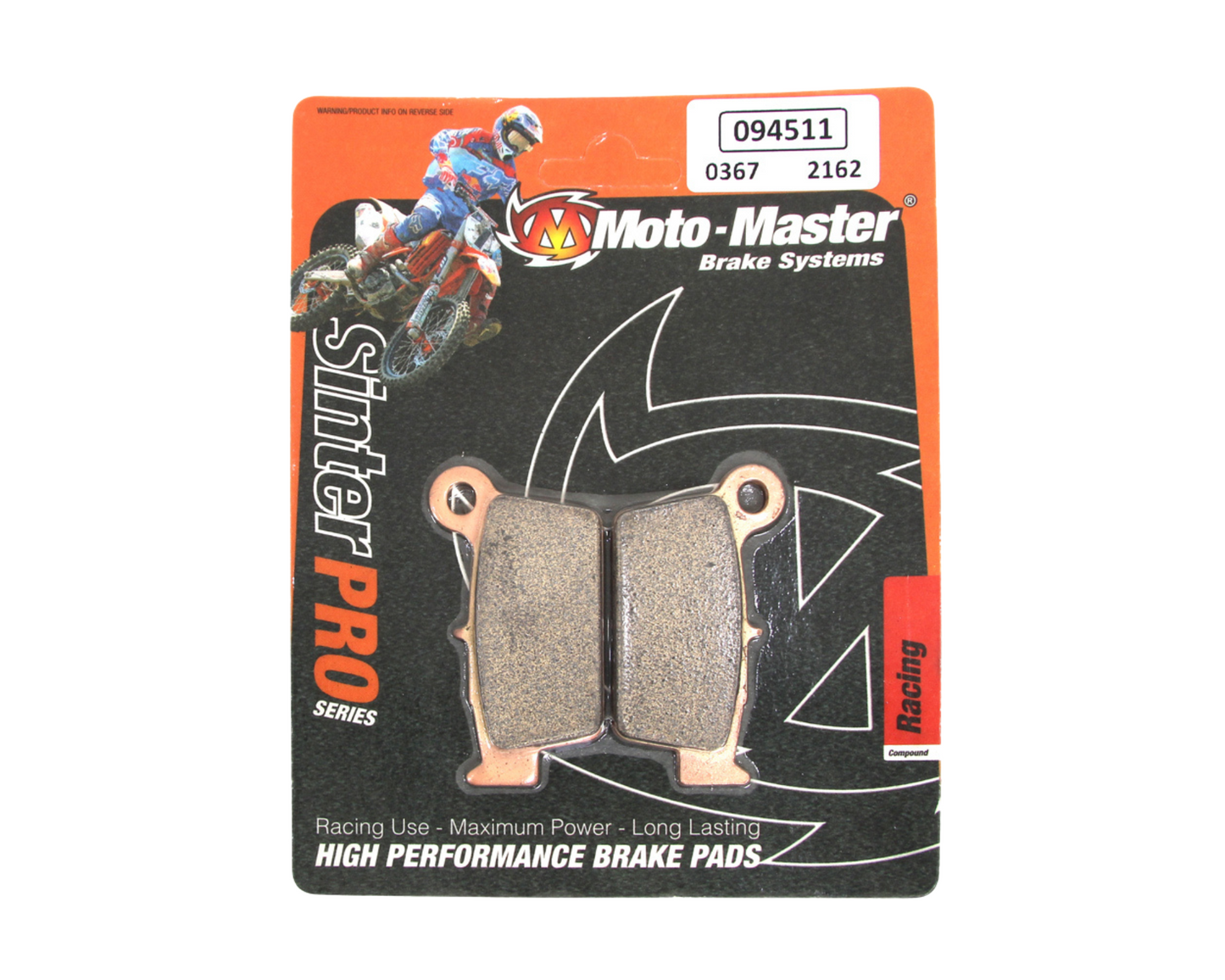 MOTO-MASTER REAR BRAKE PADS TM 05-18