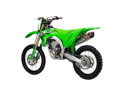 YOSHIMURA KAWASAKI KX450F/KX450X 24-25 RS-12 STAINLESS FULL SYSTEM WITH CARBON END CAP