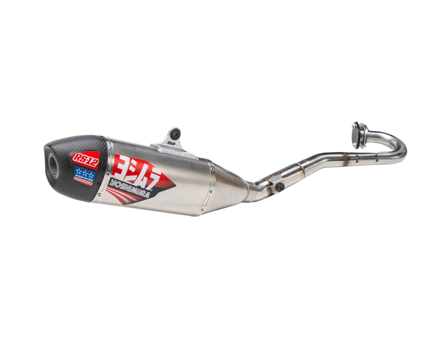 YOSHIMURA SUZUKI RMZ450 18-25 RS-12 STAINLESS FULL SYSTEM WITH CARBON END CAP