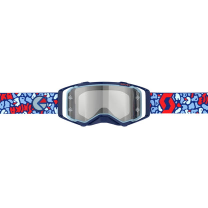 SCOTT X ETHIKA PROSPECT RED/BLUE/SILVER CHROME WORKS GOGGLES