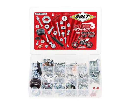 BOLT HARDWARE HONDA CR250 00-07 PRO PACK HARDWARE KIT