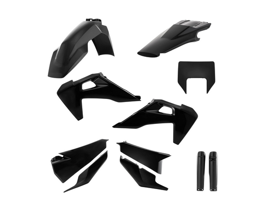 ACERBIS HUSQVARNA FE/TE 20-23 BLACK PLASTICS KIT