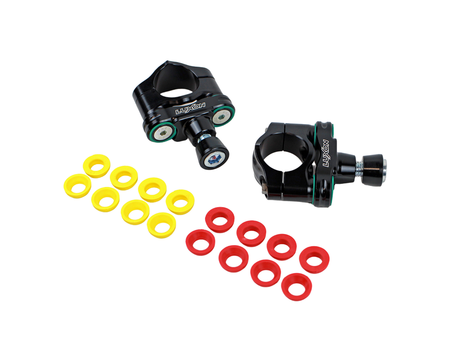 LUXON GEN3 RUBBER ISOLATED 36MM BAR MOUNTS KTM/HUSQVARNA/GASGAS/STARK CONE INTERFACE