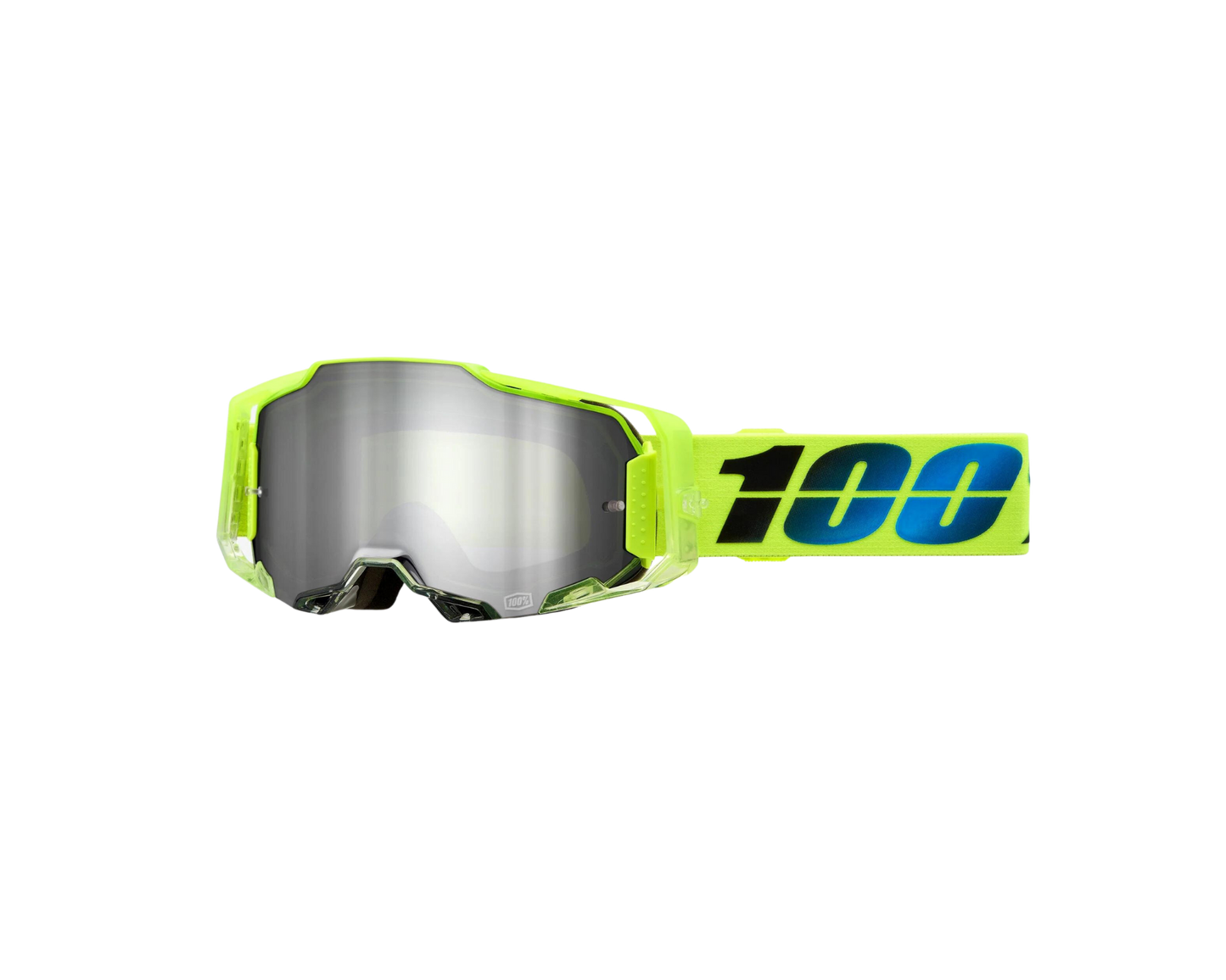 100% ARMEGA KOROPI SILVER FLASH MIRROR GOGGLES