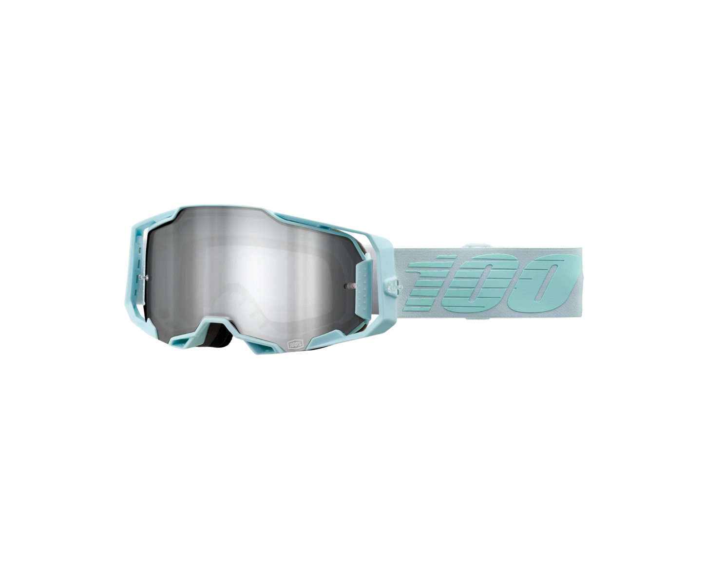 100% ARMEGA FARGO SILVER MIRROR GOGGLES