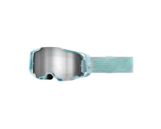 100% ARMEGA FARGO SILVER MIRROR GOGGLES