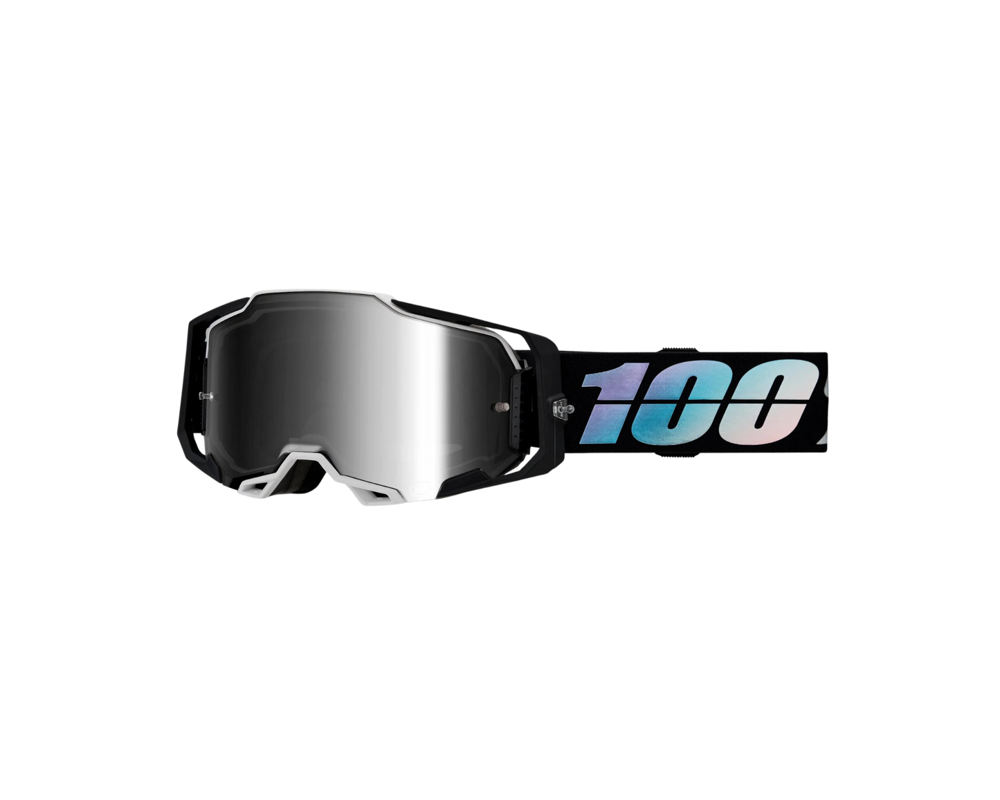 100% ARMEGA KRISP SILVER MIRROR GOGGLES