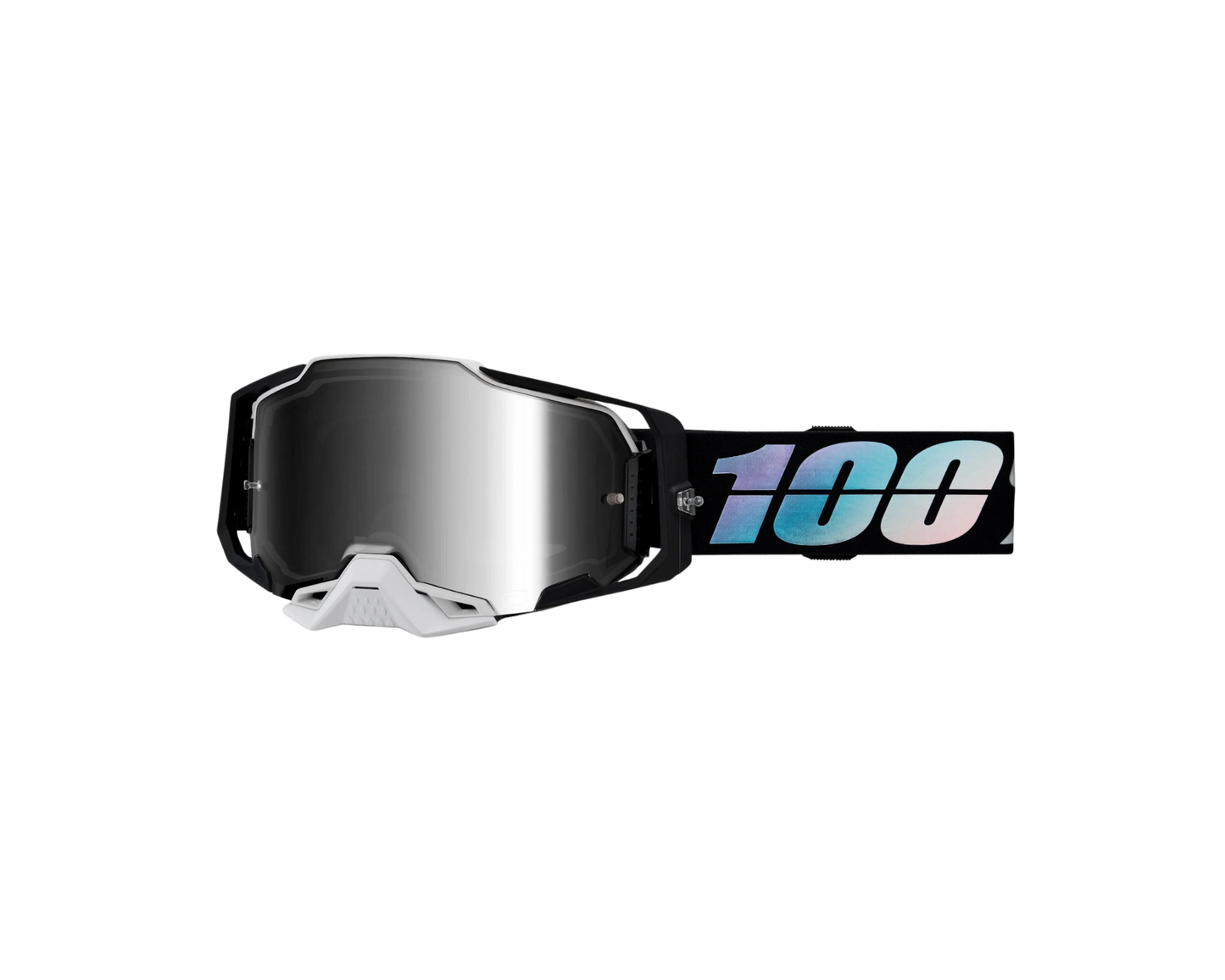 100% ARMEGA KRISP SILVER MIRROR GOGGLES