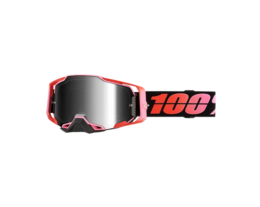 100% ARMEGA GUERLIN SILVER MIRROR GOGGLES