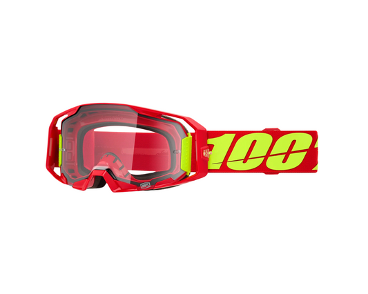 100% ARMATIC RED CLEAR GOGGLES