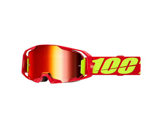 100% ARMATIC RED/RED MIRROR GOGGLES